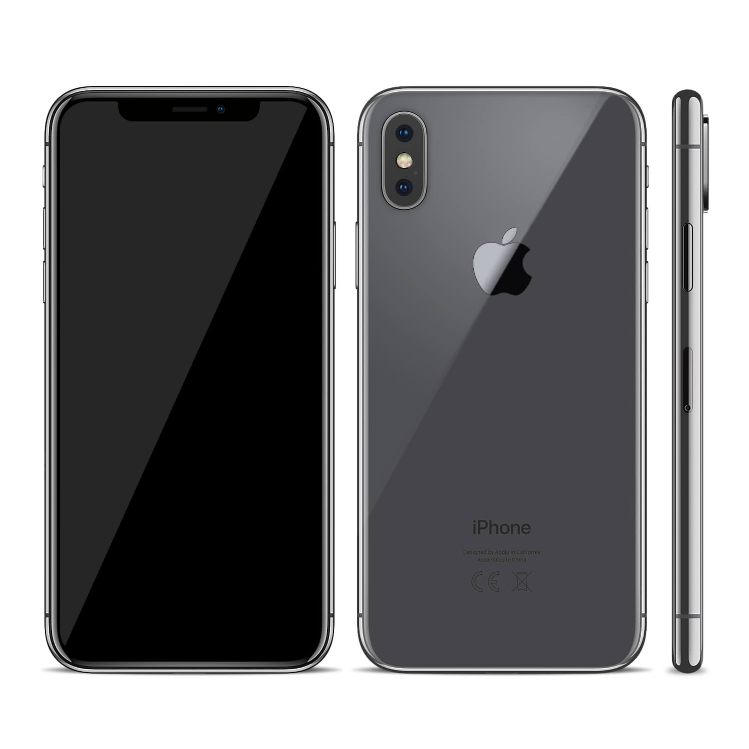 iPhone XS Max Clear Gloss Skins