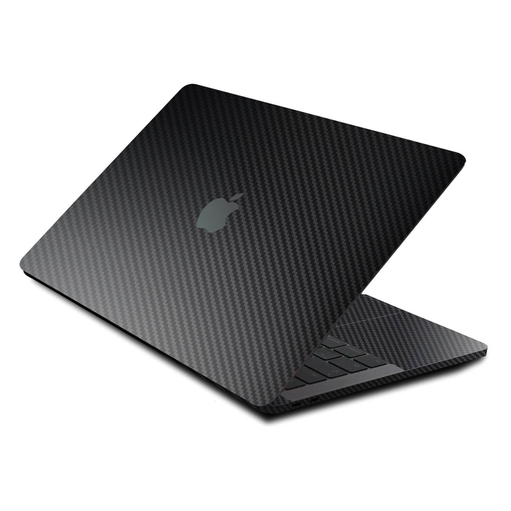 MacBook Pro 13" Skins (2020 onwards) Black Carbon Fibre Skins