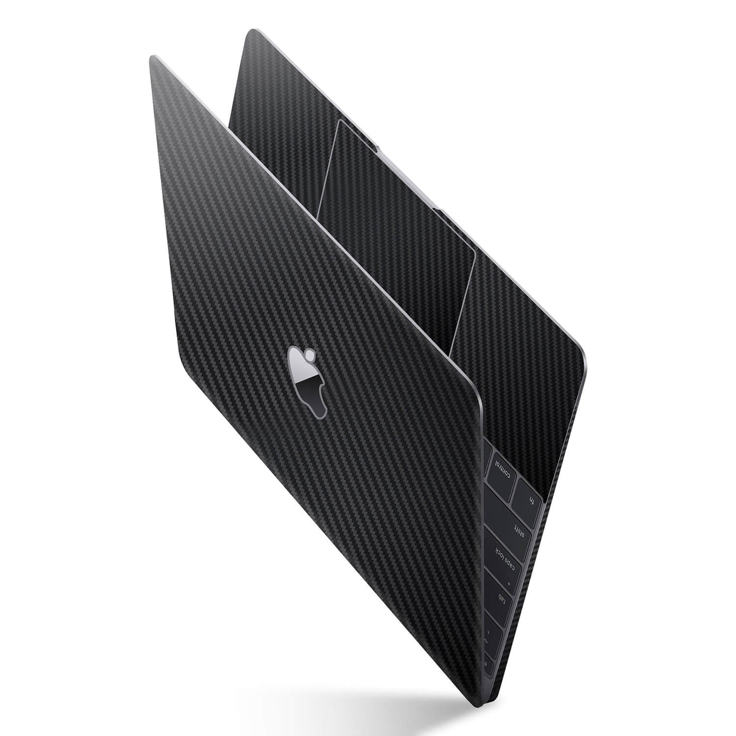 MacBook Retina 12" Black Carbon Fibre Skin
