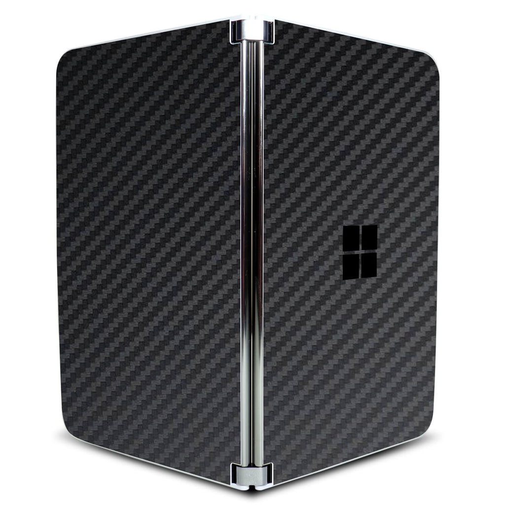 Microsoft Surface Duo Black carbon fibre skins