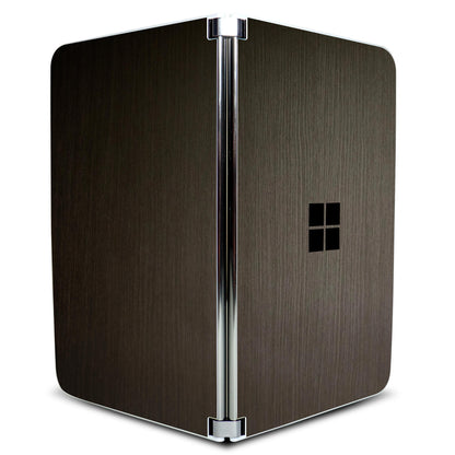 Microsoft Surface Duo Silverblack wood skins