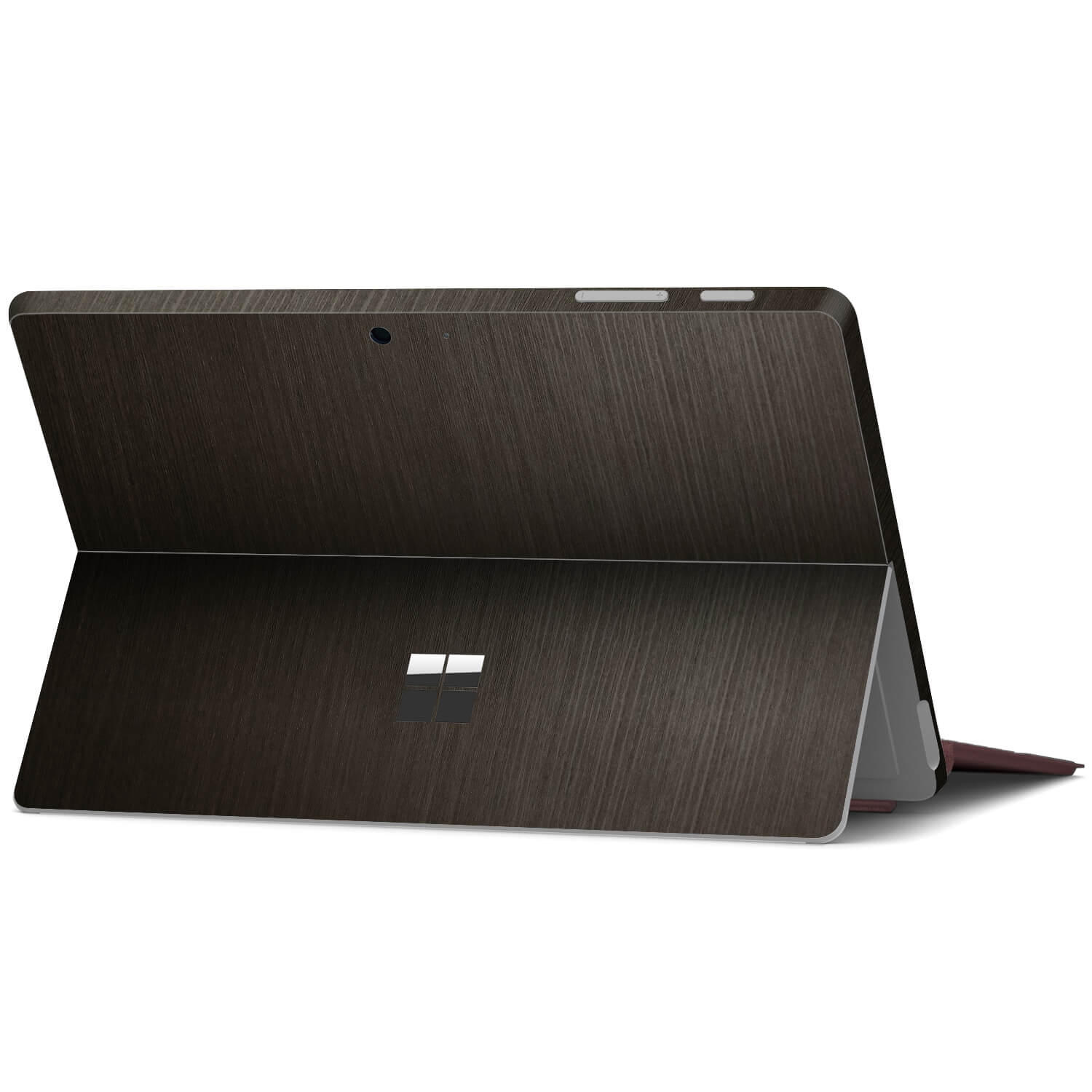 Microsoft Surface Go Silverblack Wood Skins