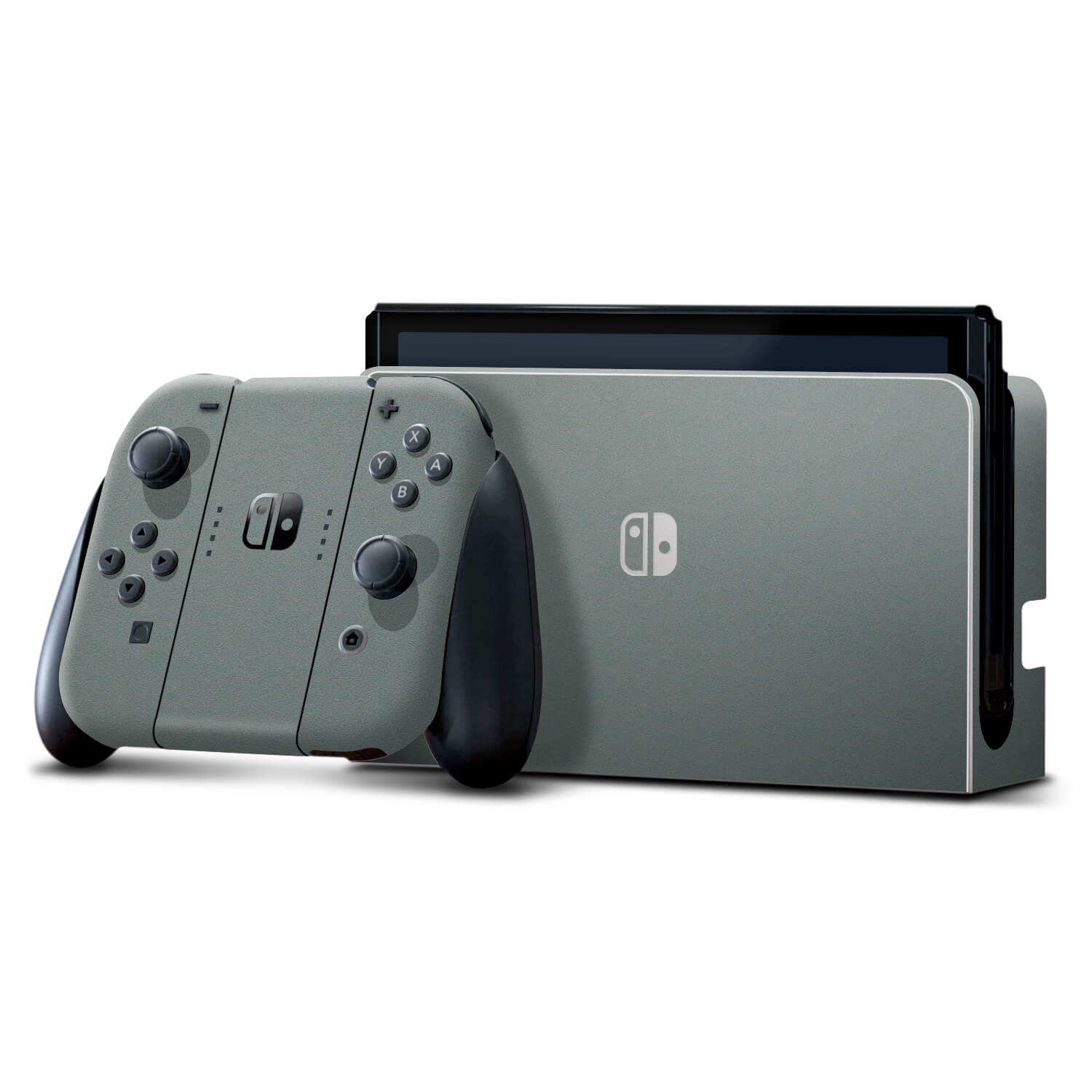Nintendo Switch OLED Textured matt grey skins