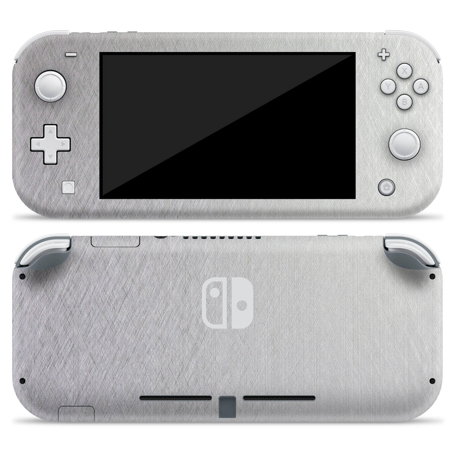 Nintendo Switch Lite Brushed Aluminium Skins