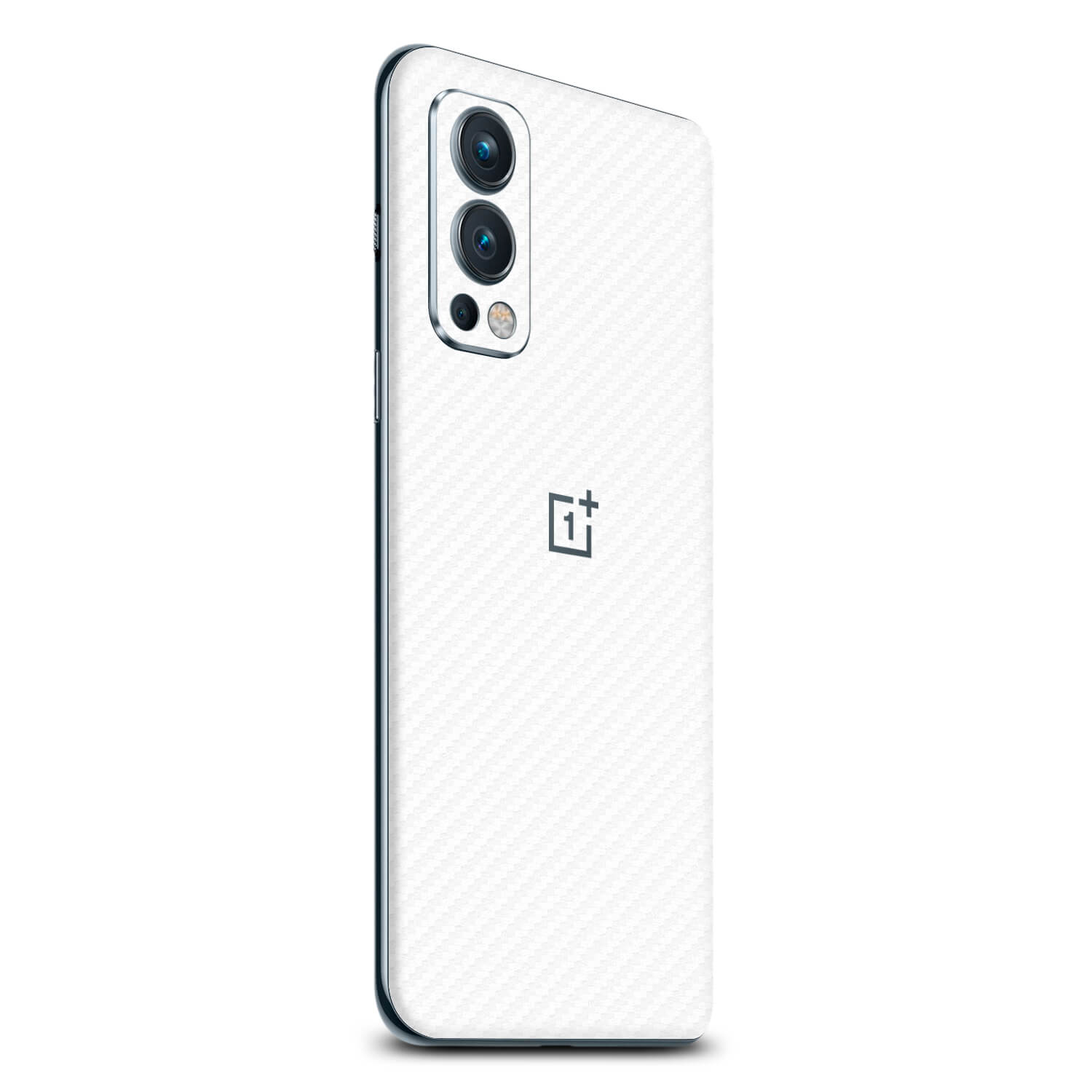 OnePlus Nord 2 White carbon fibre skins