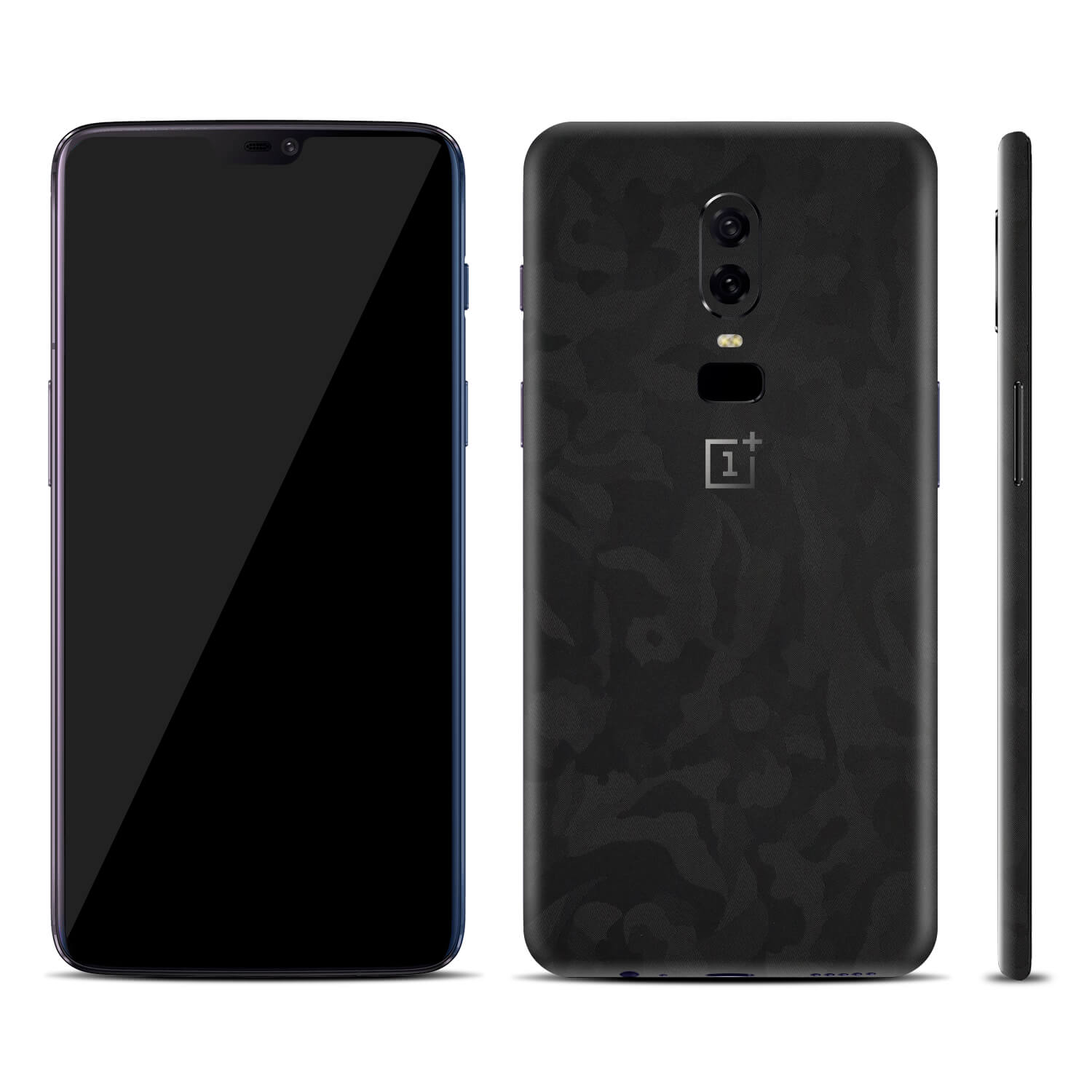 OnePlus 6 Black Camo Skins