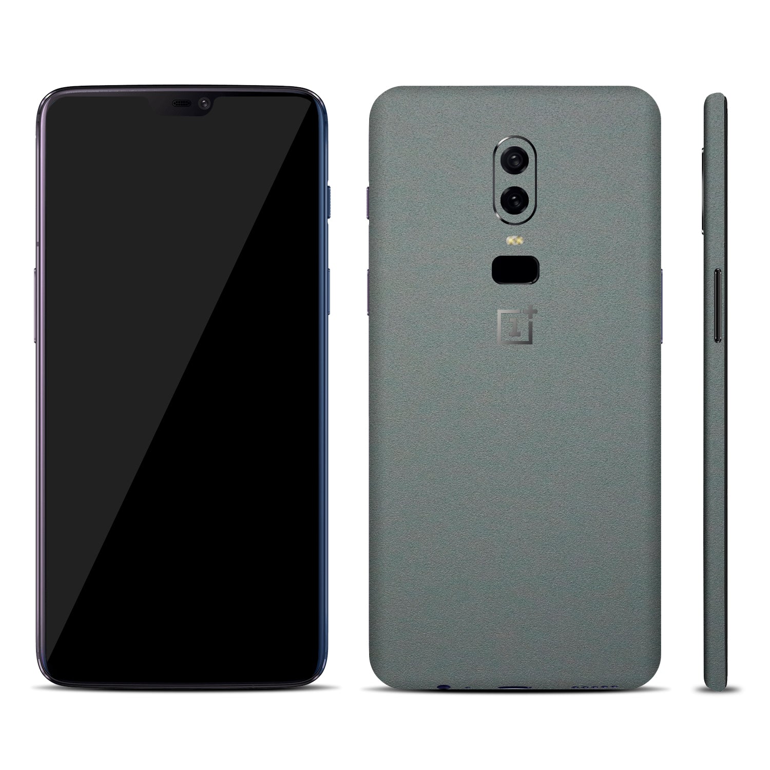 OnePlus 6 Textured Matt Grey Skins