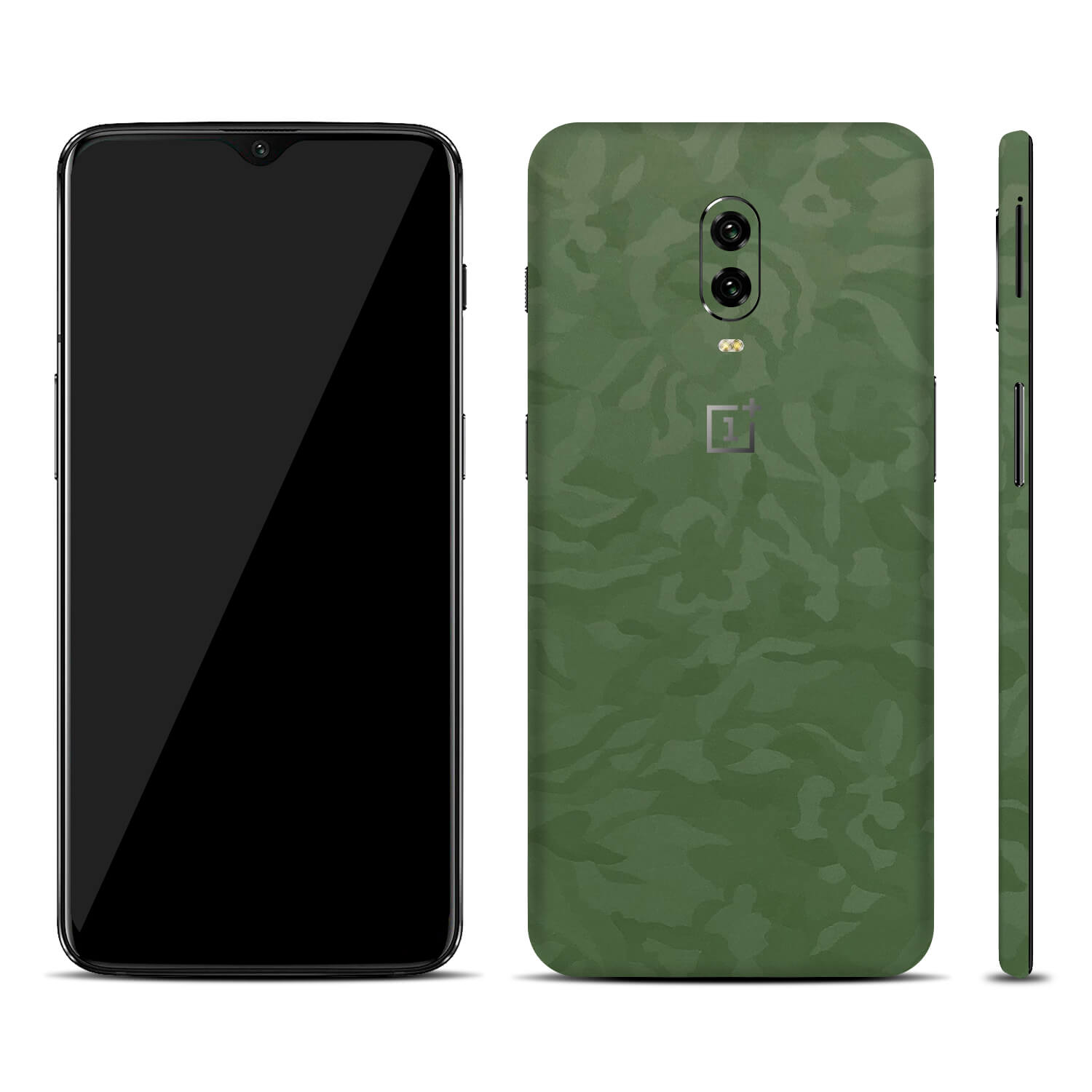 OnePlus 6T Green Camo Skins