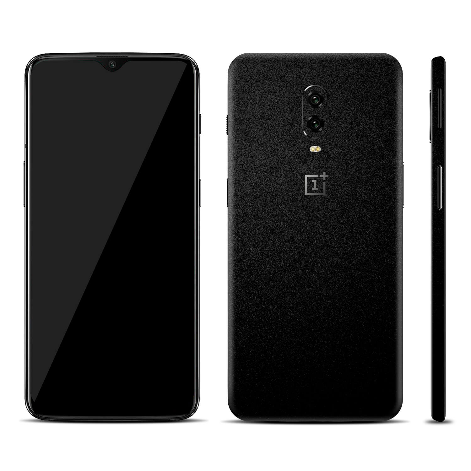 OnePlus 6T Textured Matt Black Skins