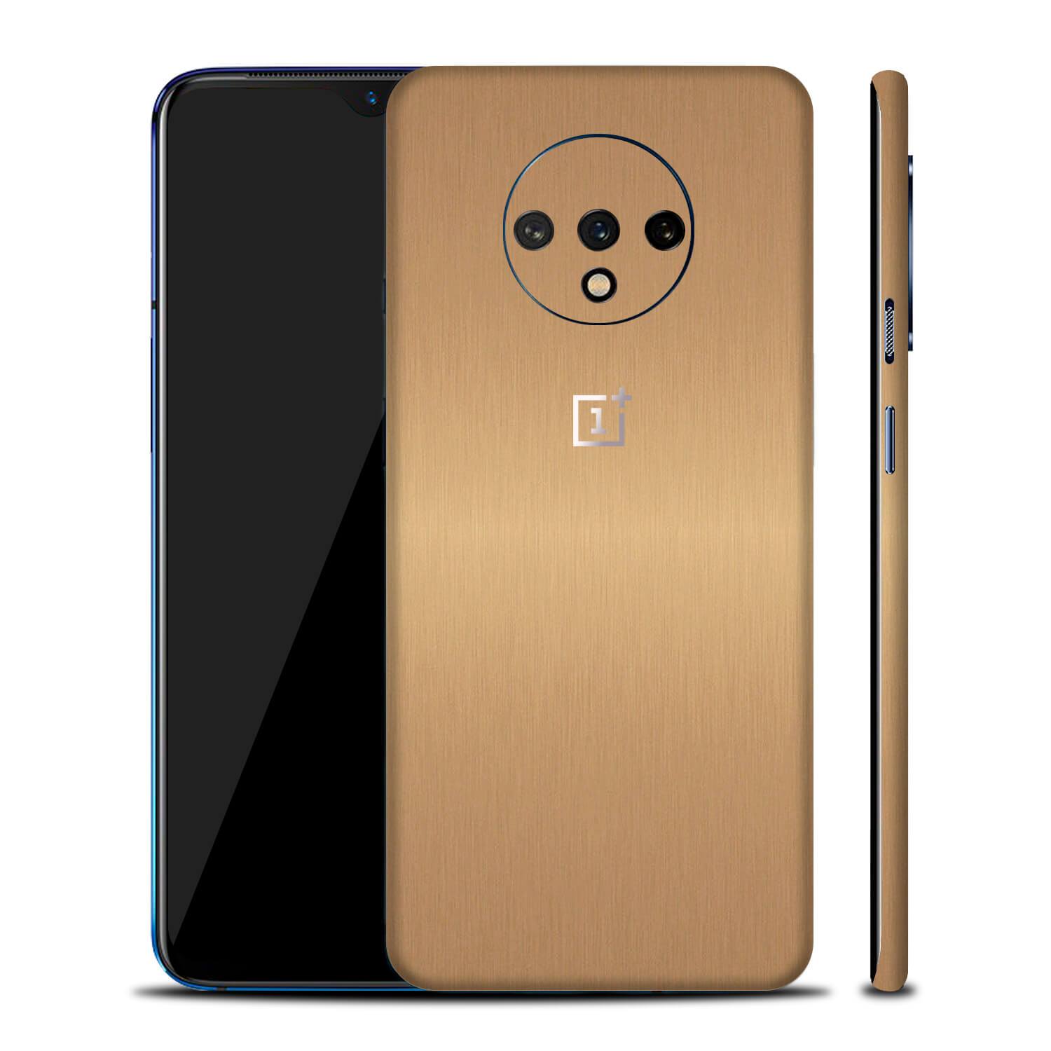 OnePlus 7T Brushed Gold Skins