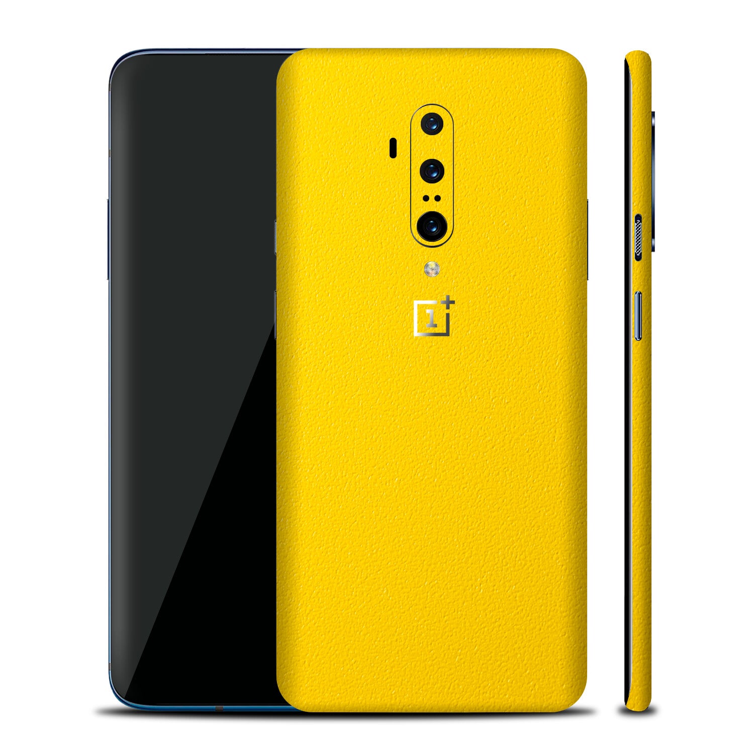 OnePlus 7T Pro Textured Matt Yellow Skins