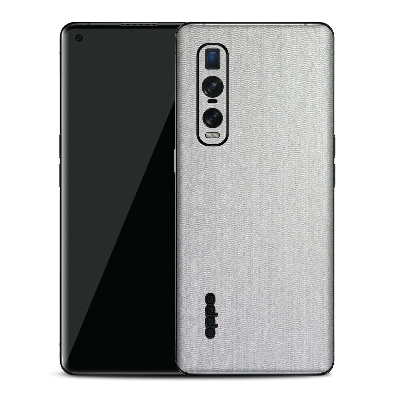 Oppo Find X2 Pro Brushed Aluminium Skins