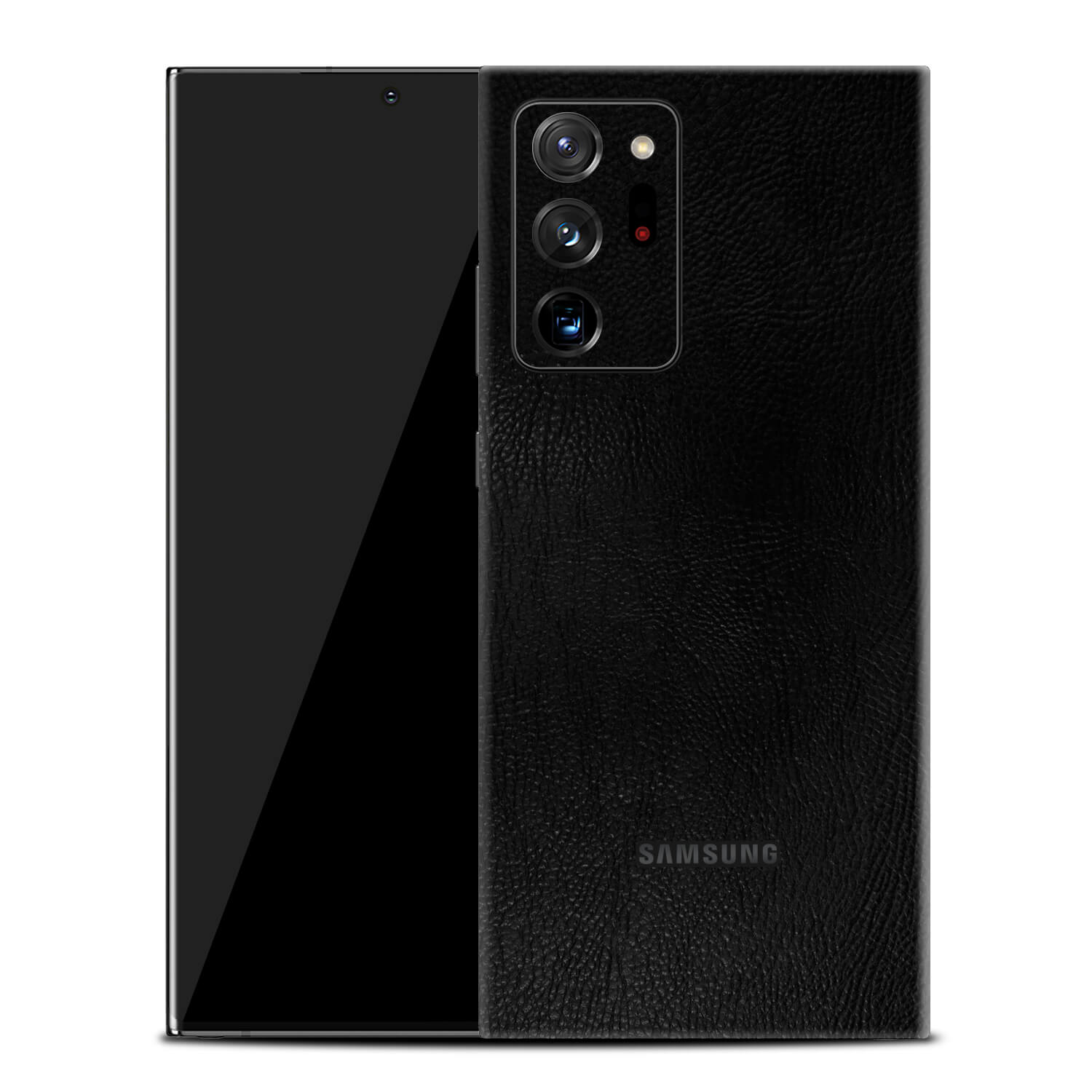 Samsung Galaxy Note 20 Ultra Black Leather Skins