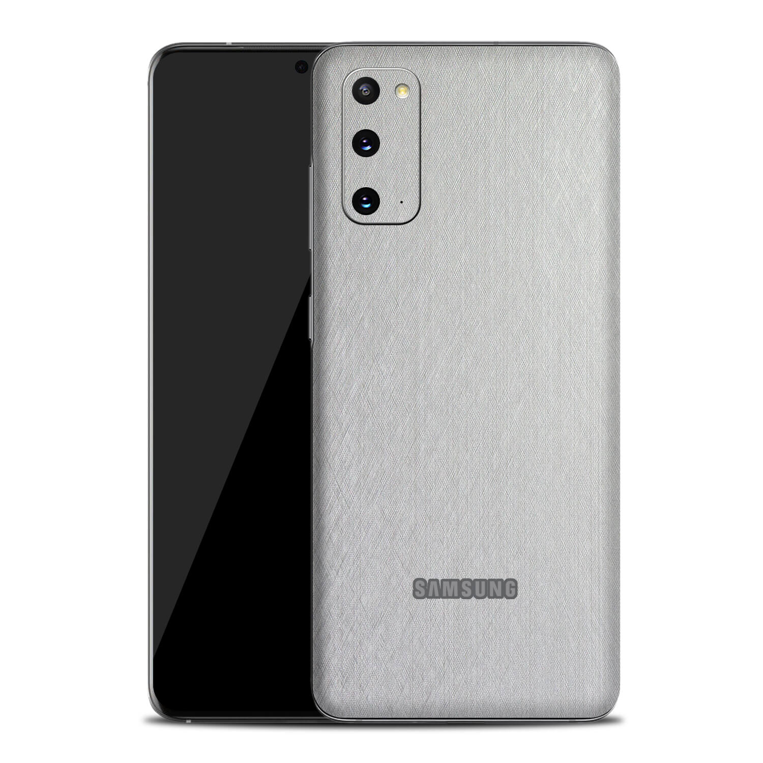 Samsung Galaxy S20 Brushed Aluminium Skins