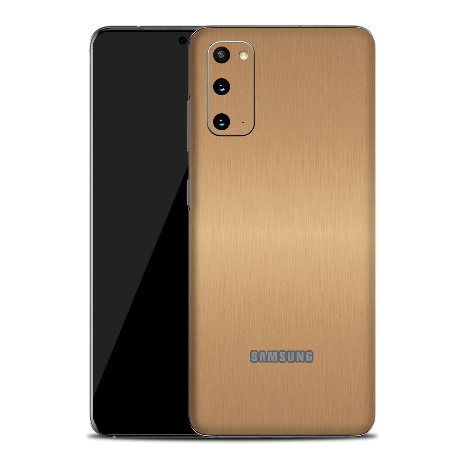 Samsung Galaxy S20 Brushed Gold Skins