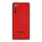 Samsung Galaxy S20 FE Red Carbon Fibre Skins