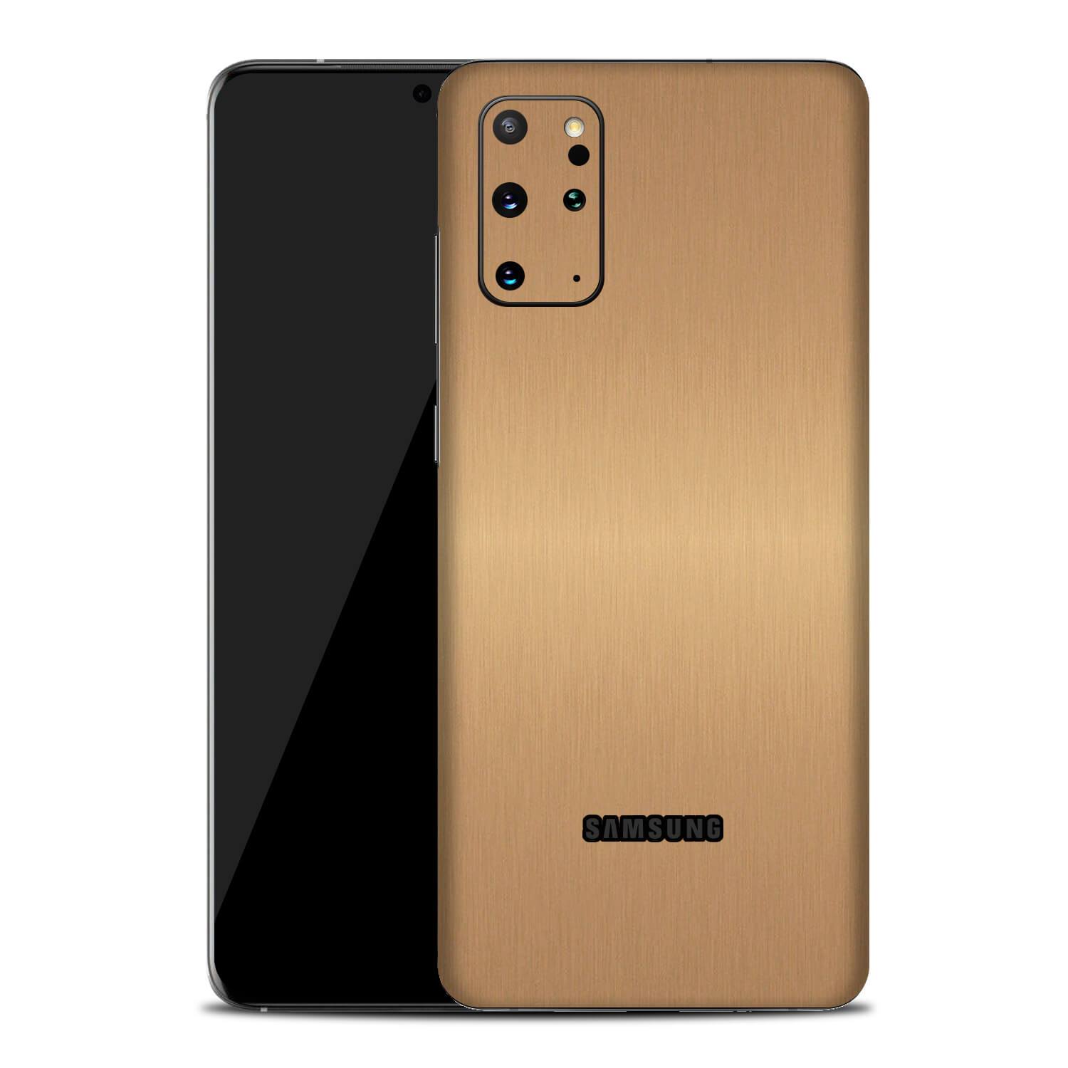Samsung Galaxy S20 Plus Brushed Gold Skins