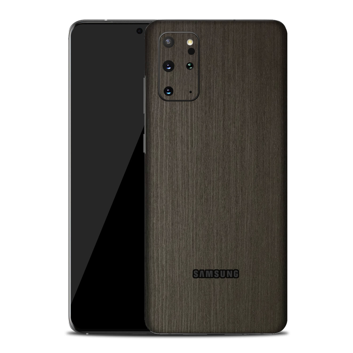 Samsung Galaxy S20 Plus Silverblack Wood Skins