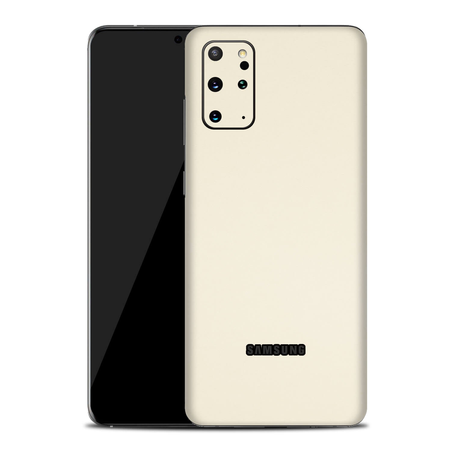 Samsung Galaxy S20 Plus Textured Matt Cream Skins