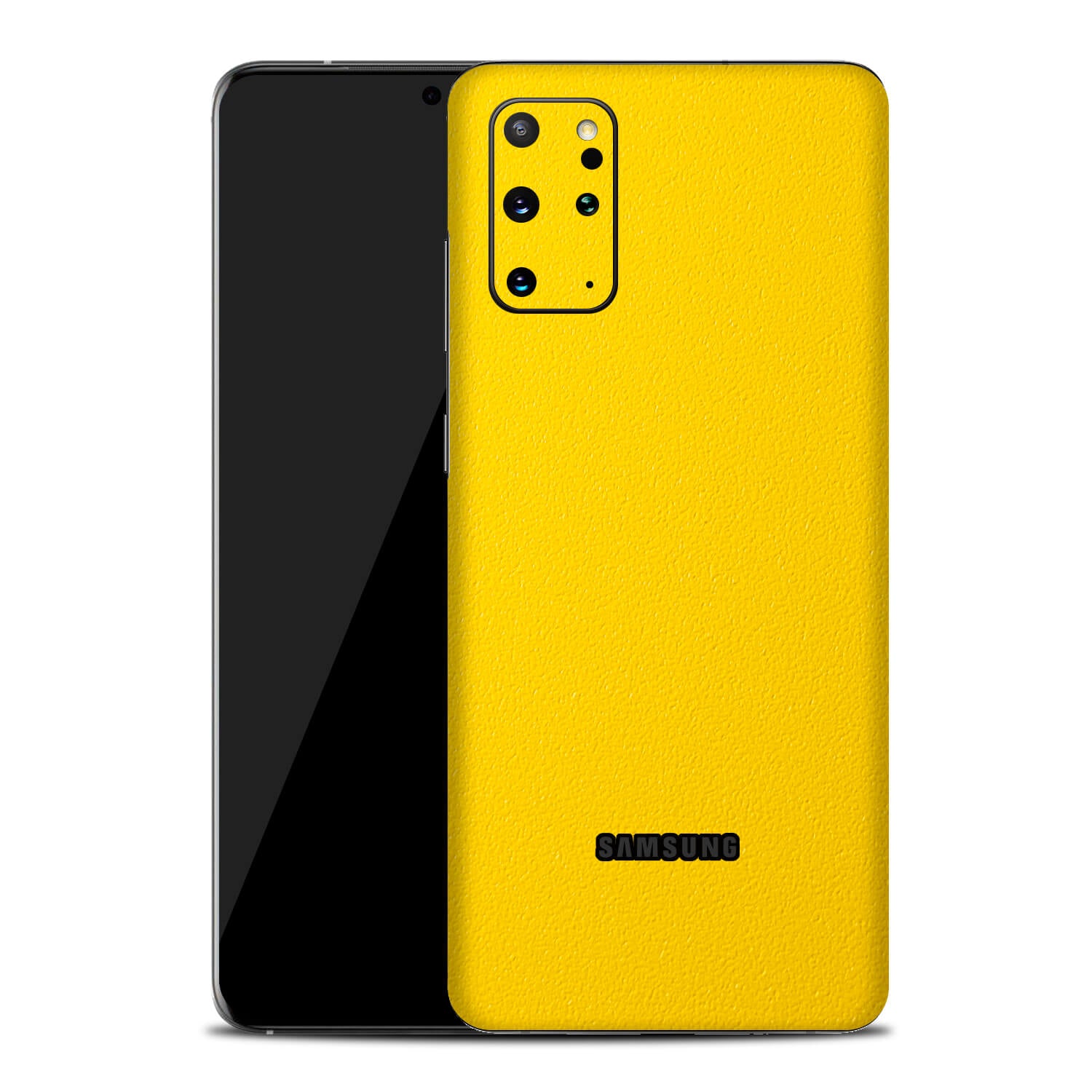 Samsung Galaxy S20 Plus Textured Matt Yellow Skins