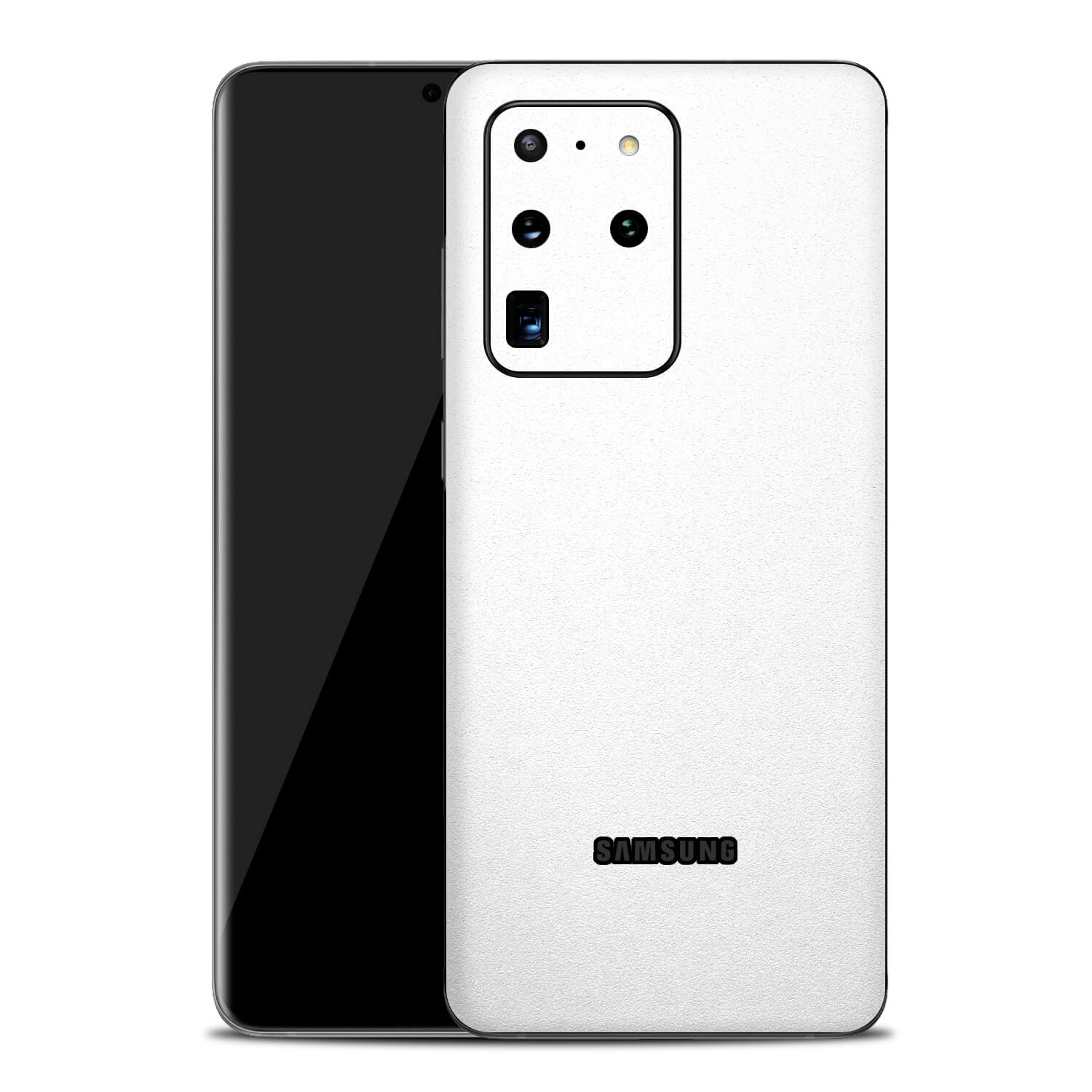 Samsung Galaxy S20 Ultra Textured Matt White Skins