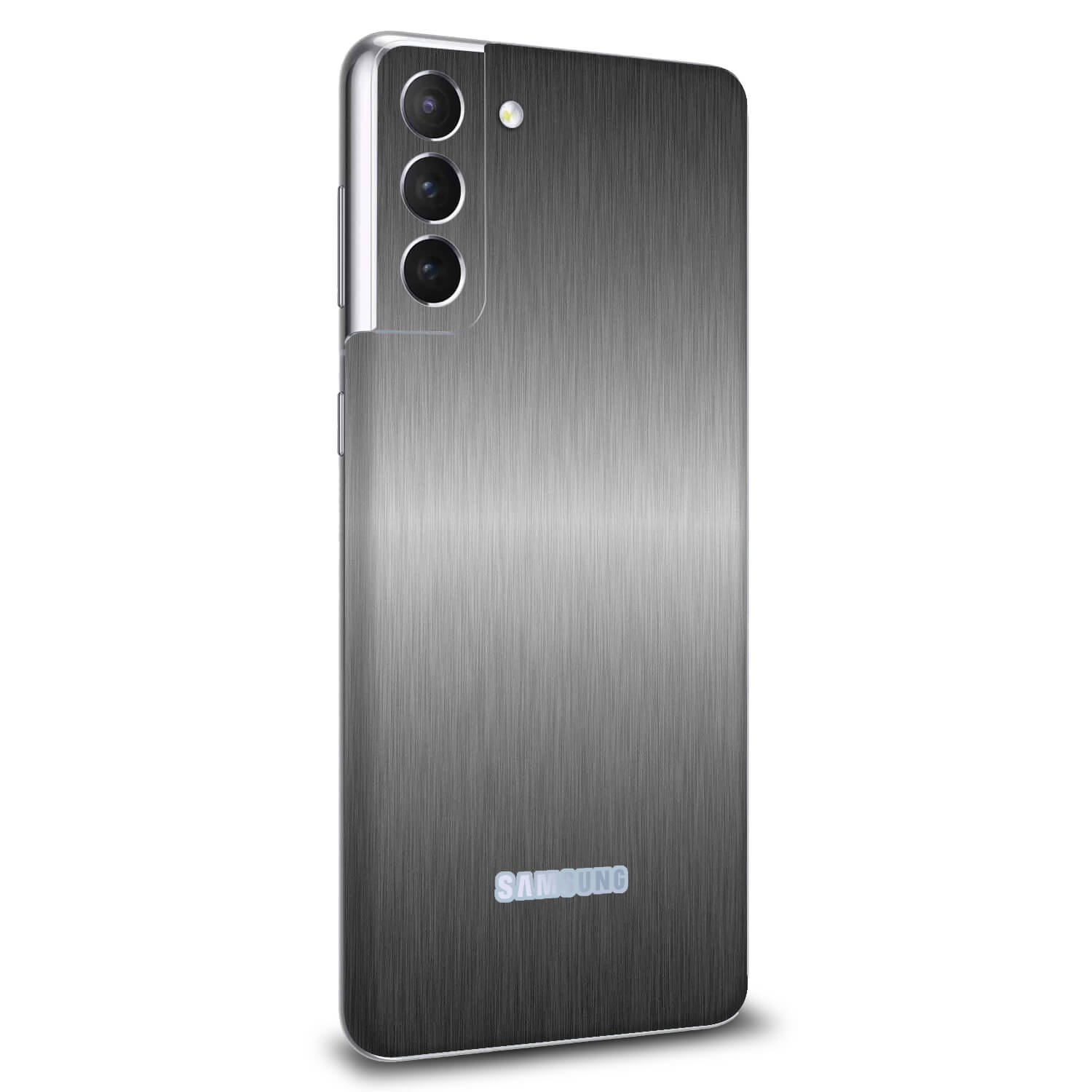 Samsung Galaxy S21 Plus Brushed Titanium Skins