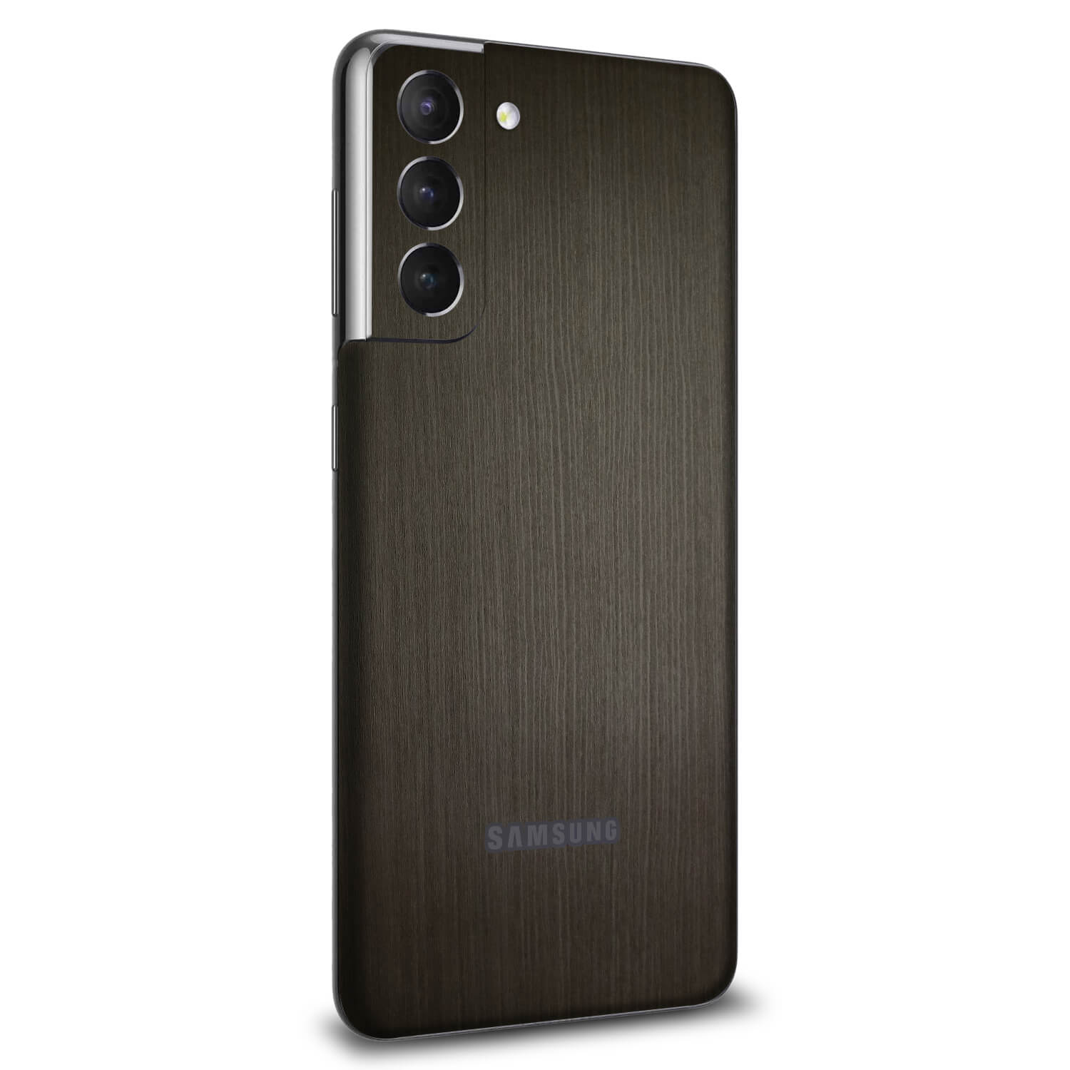 Samsung Galaxy S21 FE Silverblack wood skins