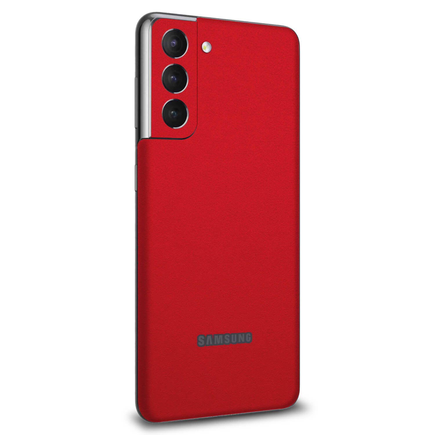 Samsung Galaxy S21 Textured Matt Red Skins