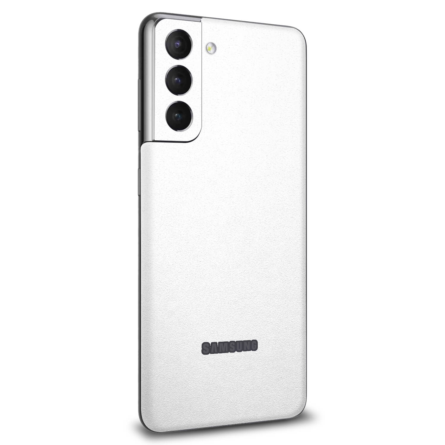 Samsung Galaxy S21 Textured Matt White Skins