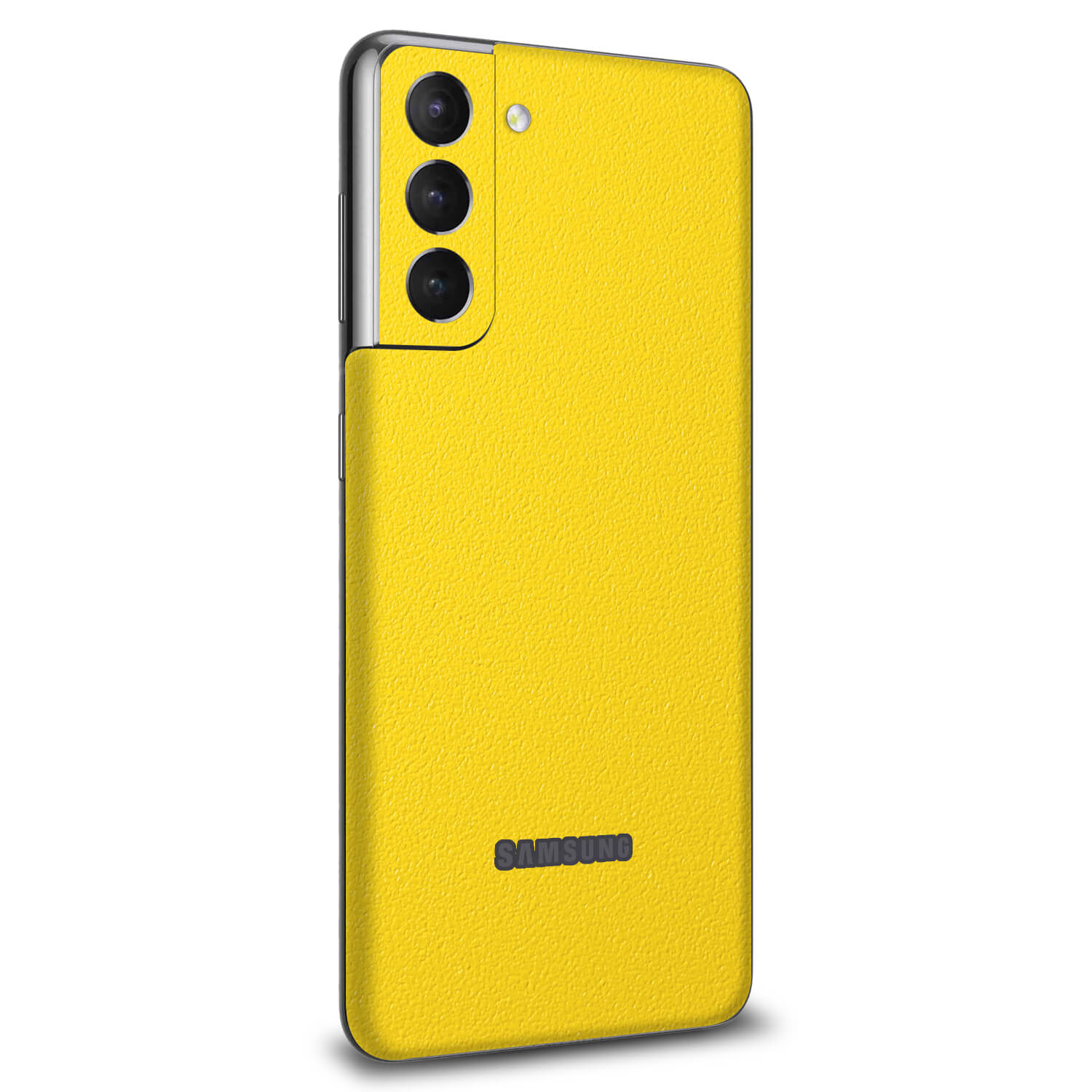 Samsung Galaxy S21 Textured Matt Yellow Skins