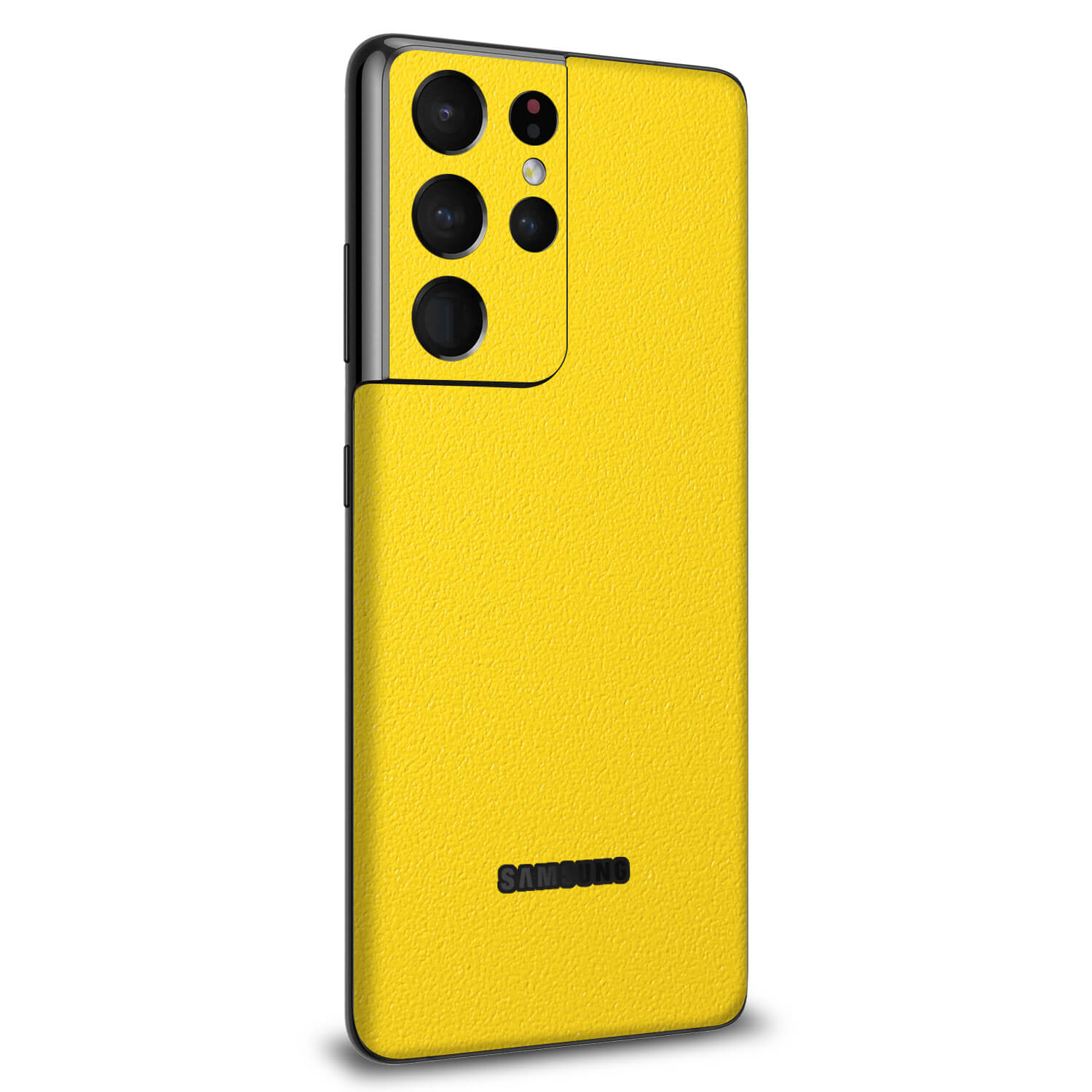 Samsung Galaxy S21 Ultra Textured Matt Yellow Skins