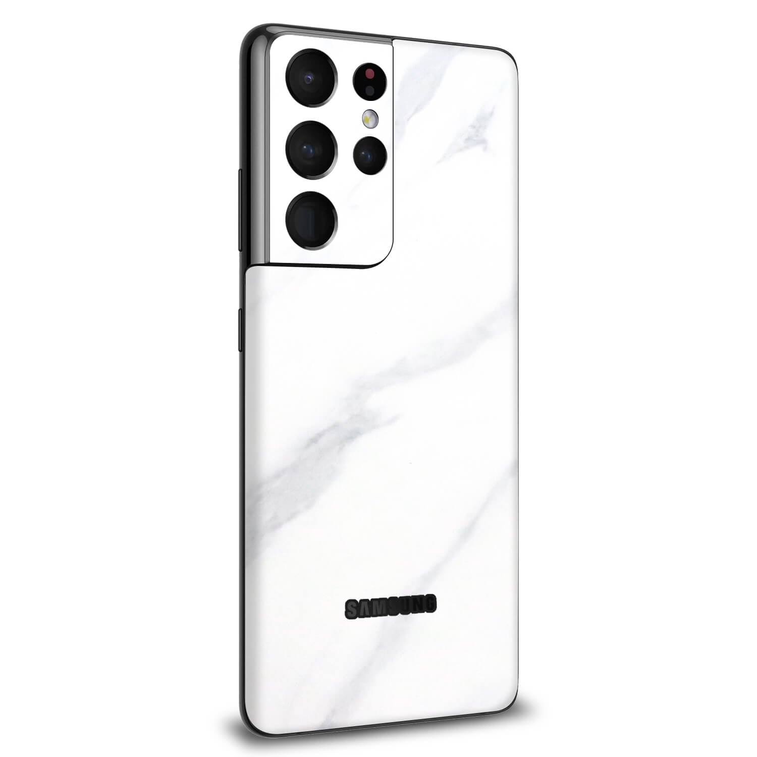 Samsung Galaxy S21 Ultra White Marble Skins