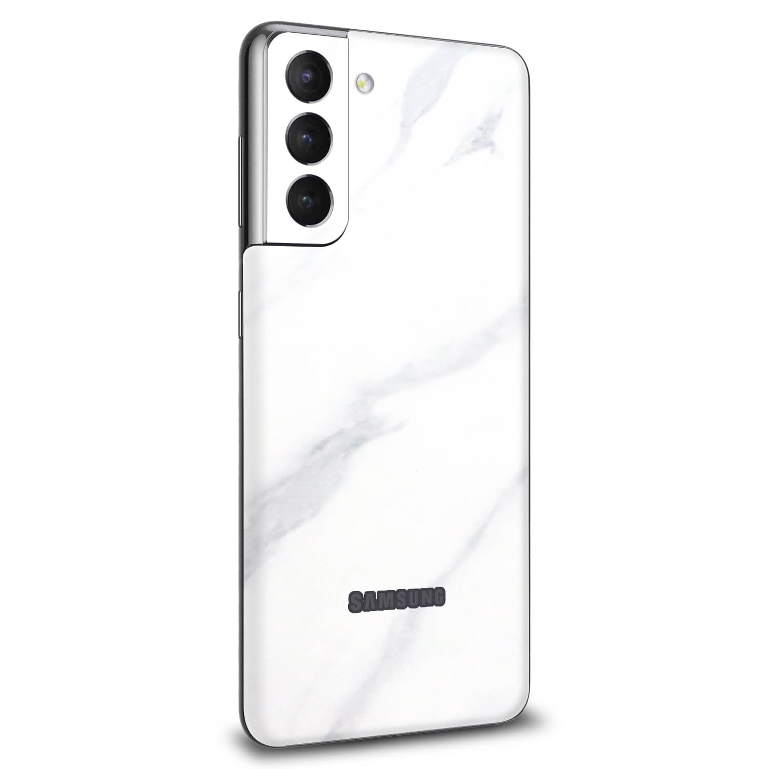 Samsung Galaxy S21 White Marble Skins