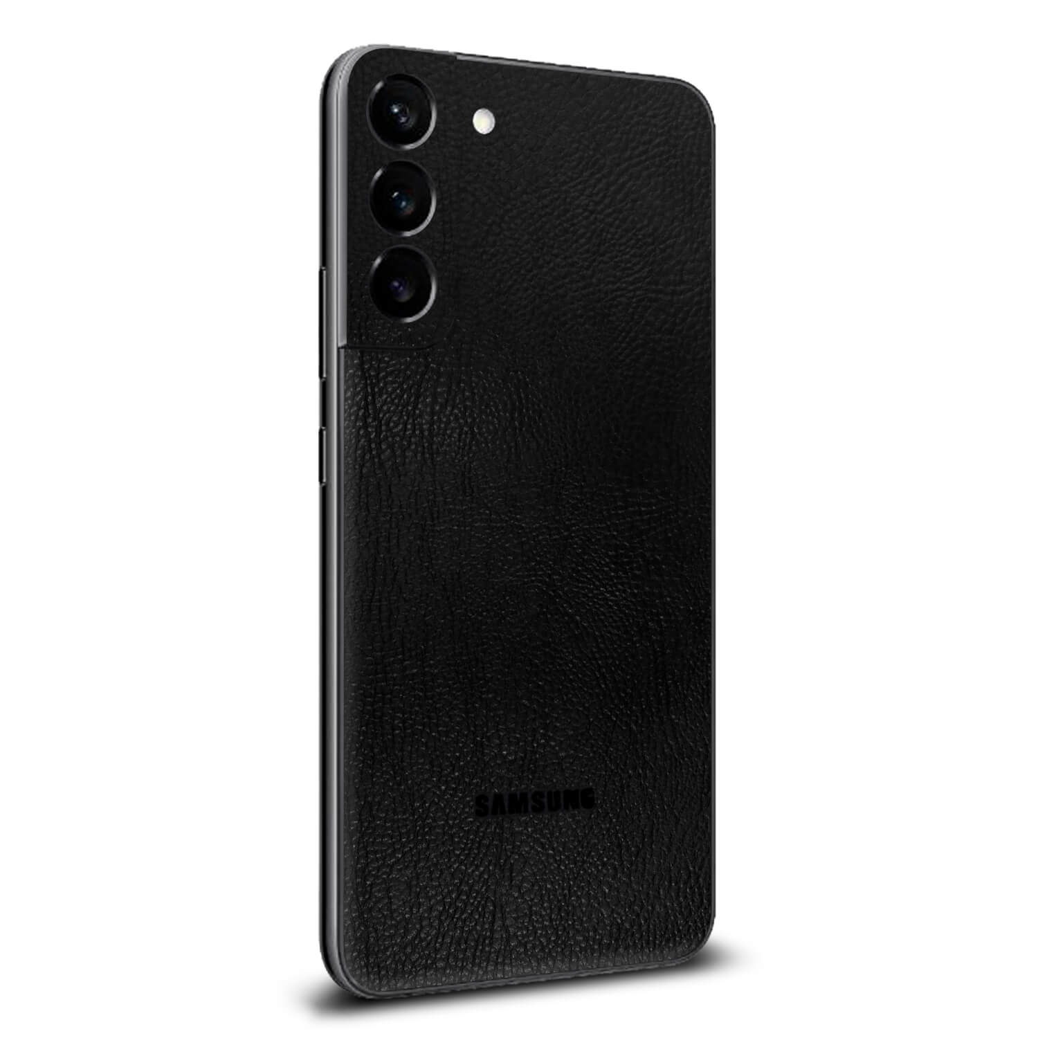Samsung Galaxy S22 Plus Black leather skins