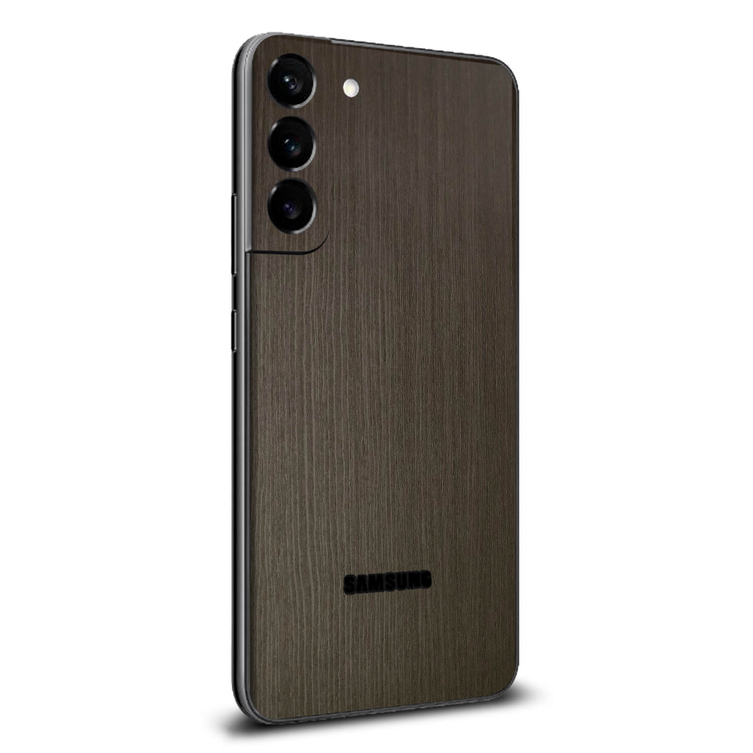 Samsung Galaxy S22 Plus Silverblack wood skins