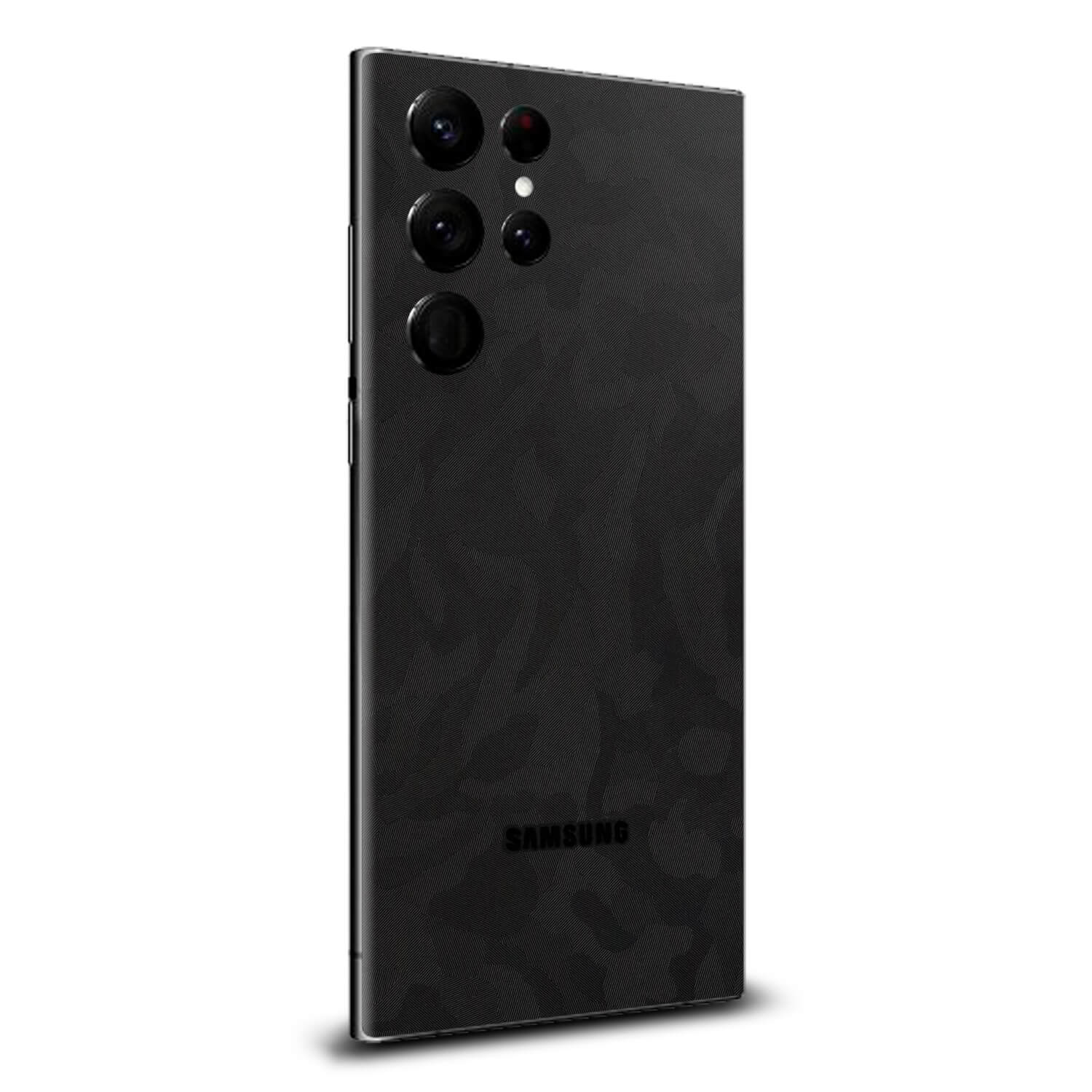 Samsung Galaxy S23 Ultra Black camo skins