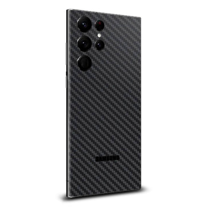 Samsung Galaxy S23 Ultra Black carbon fibre skins