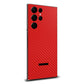 Samsung Galaxy S22 Ultra Red carbon fibre skins