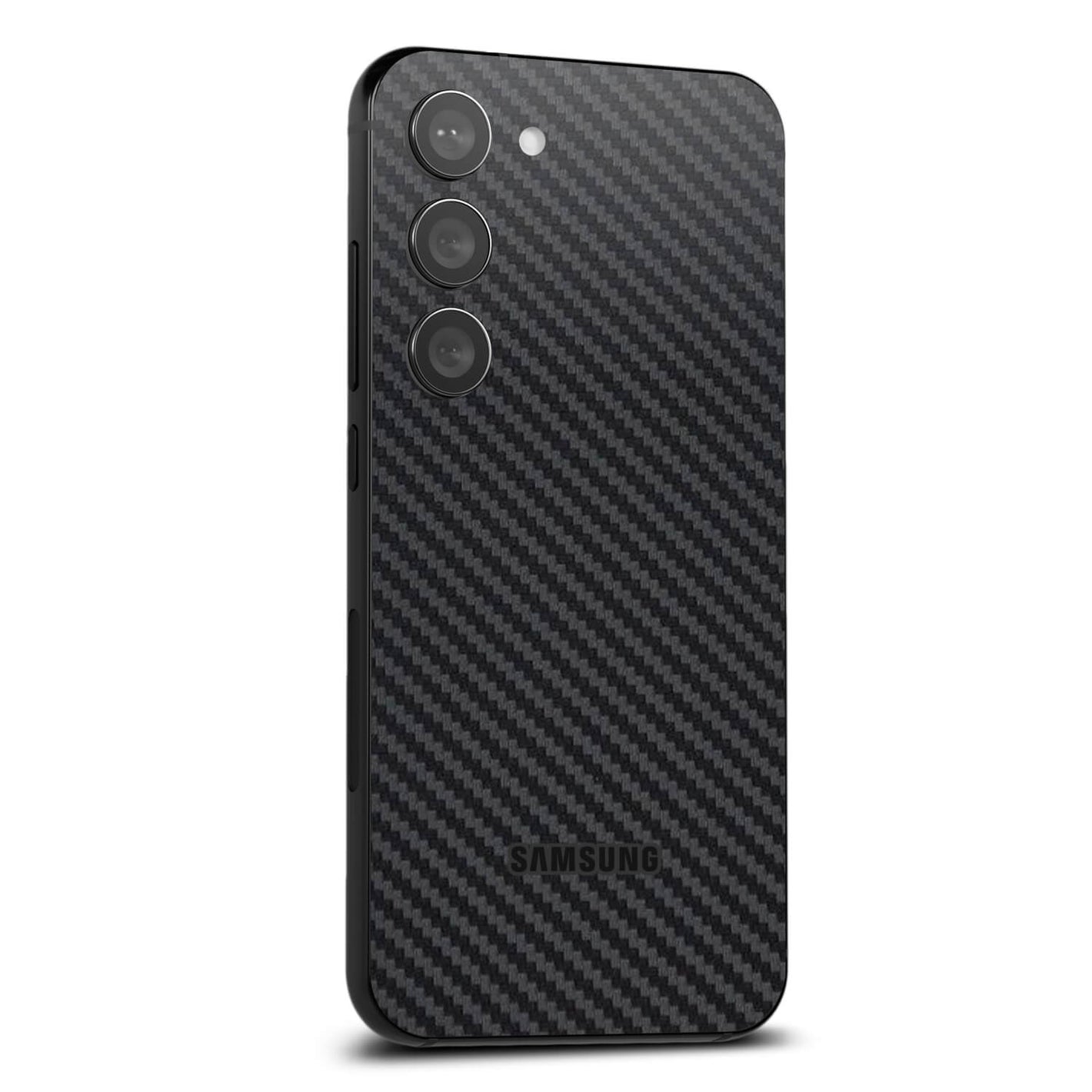 Samsung Galaxy S23 Black carbon fibre skins