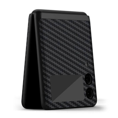 Samsung Galaxy Z Flip 3 Black carbon fibre skins