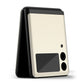 Samsung Galaxy Z Flip 3 Textured matt cream skins