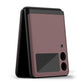 Samsung Galaxy Z Flip 3 Textured matt mulberry skins
