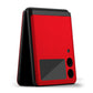 Samsung Galaxy Z Flip 3 Textured matt red skins