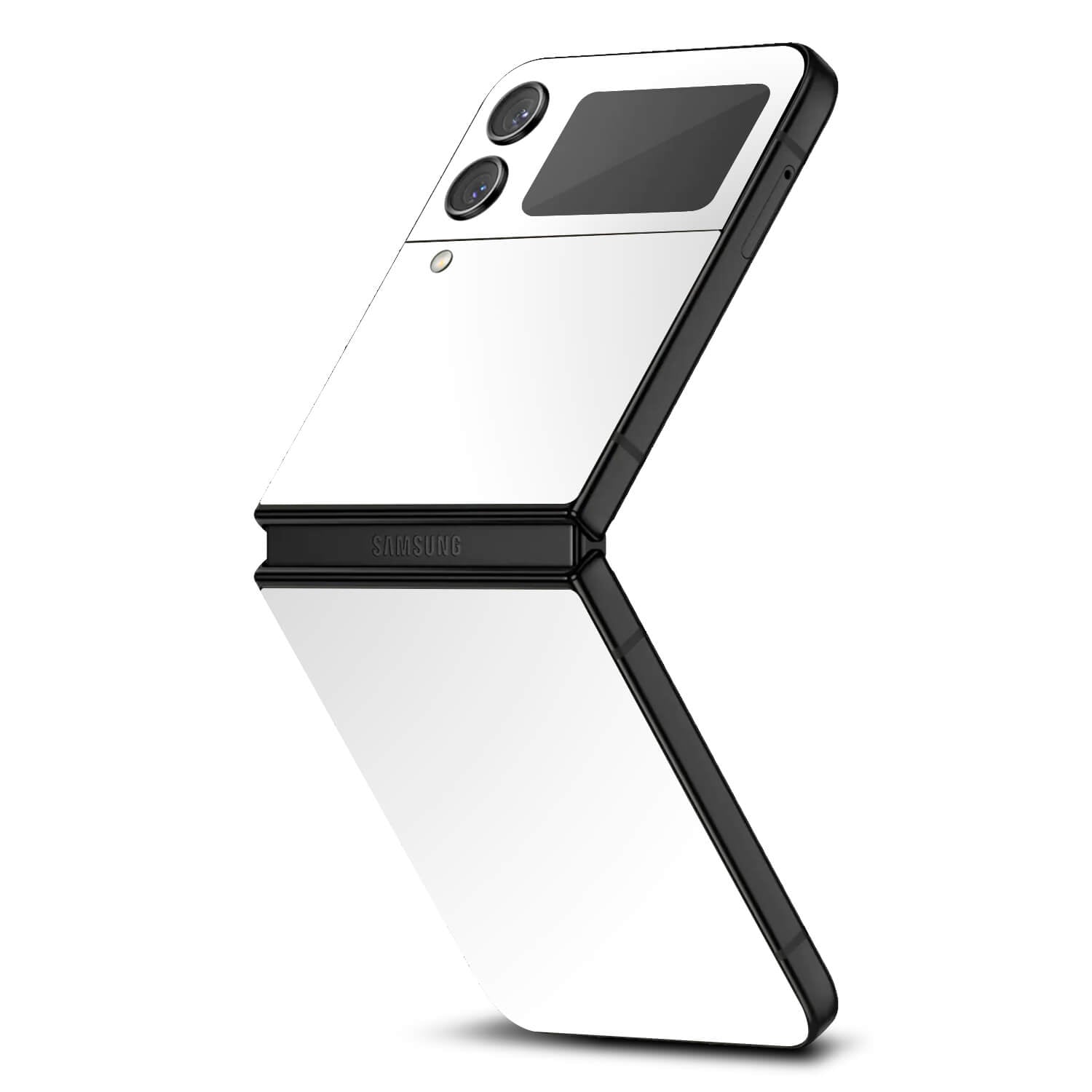 Samsung Galaxy Z Flip 4 White gloss skins