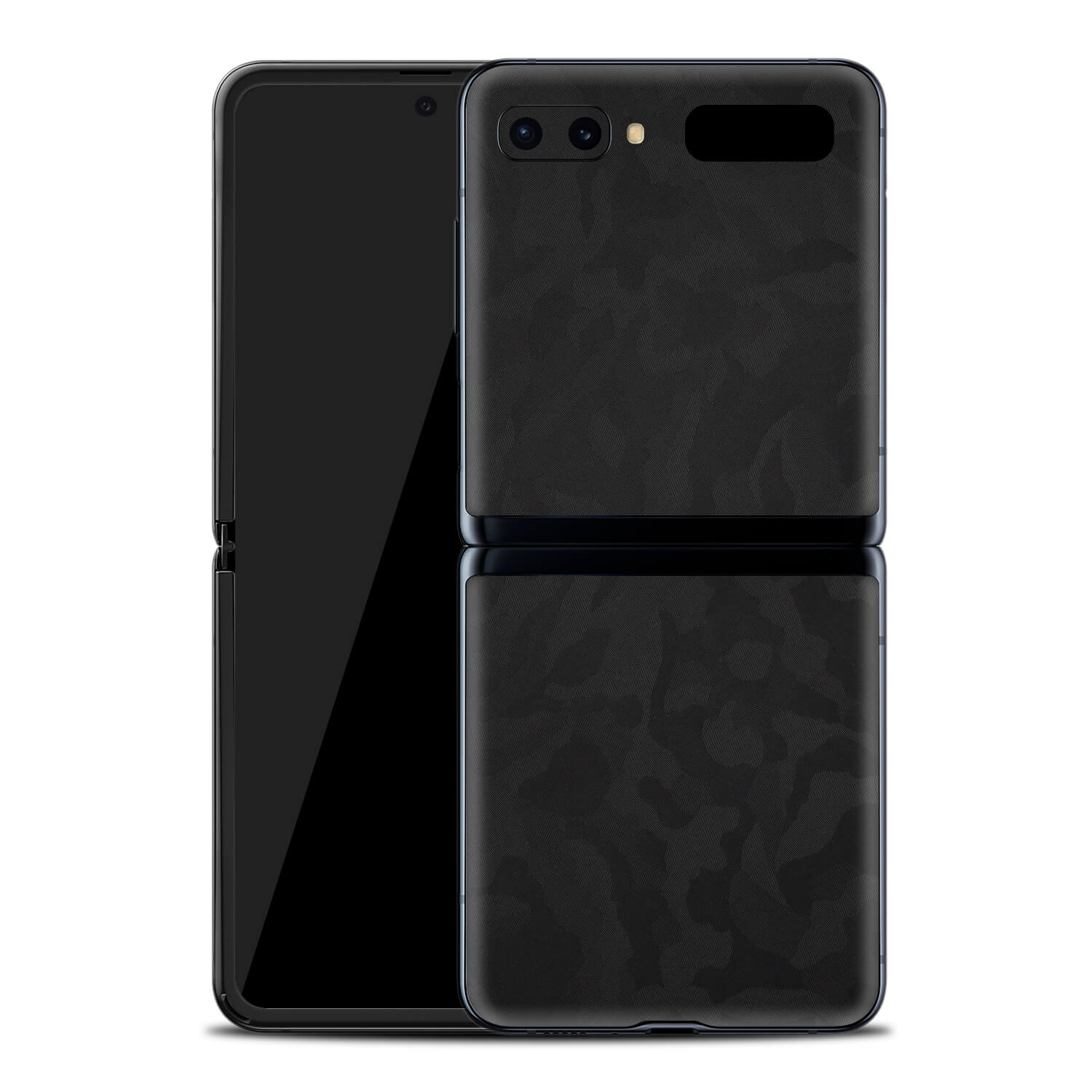 Samsung Galaxy Z Flip Black Camo Skins