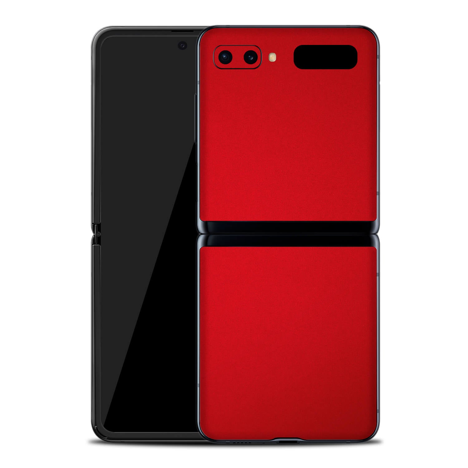 Samsung Galaxy Z Flip Textured Matt Red Skins
