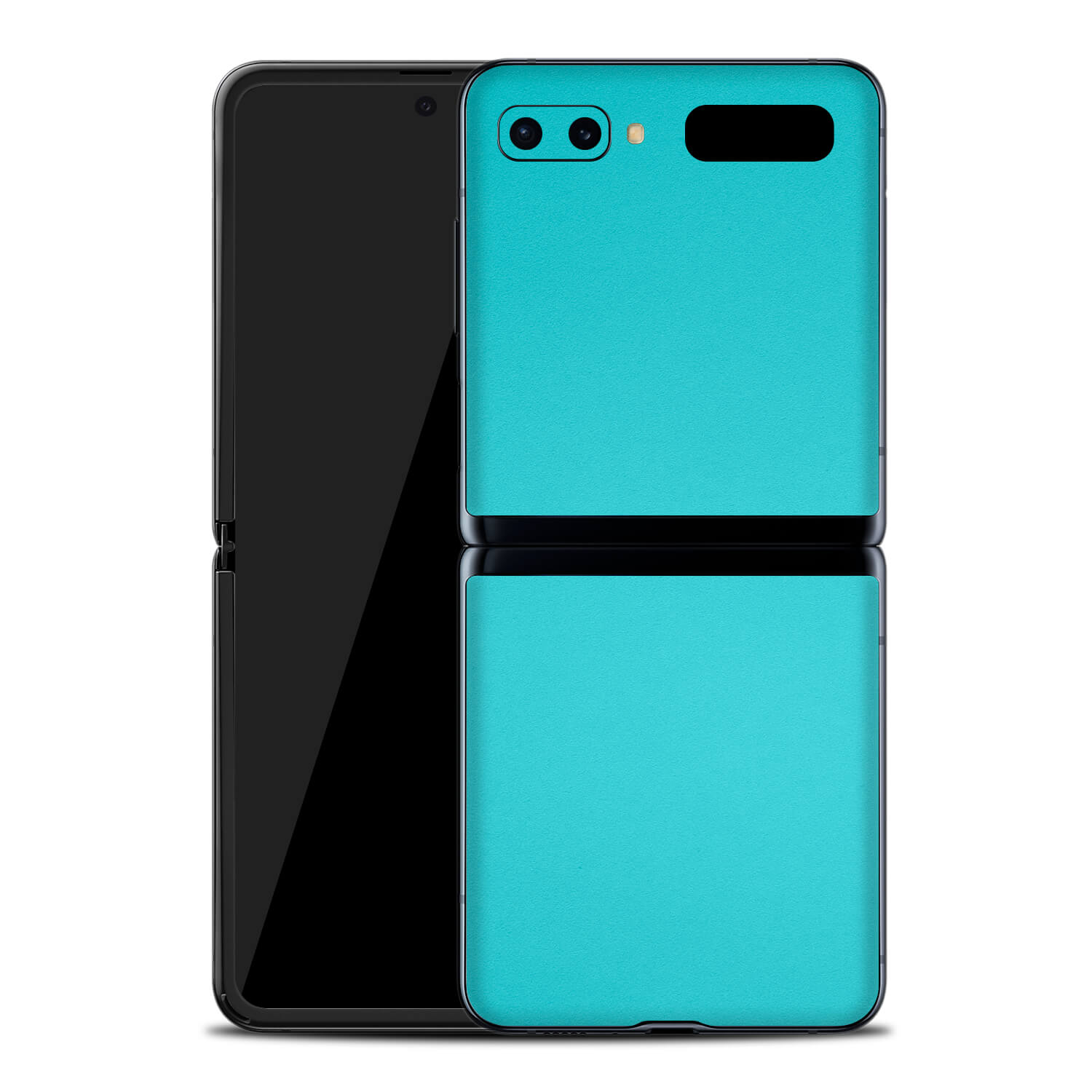 Samsung Galaxy Z Flip Textured Matt Turquoise Skins