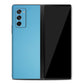 Samsung Galaxy Z Fold 2 Textured Matt Light Blue Skins