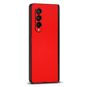 Samsung Galaxy Z Fold 4 Red carbon fibre skins