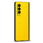 Samsung Galaxy Z Fold 3 Textured matt yellow skins
